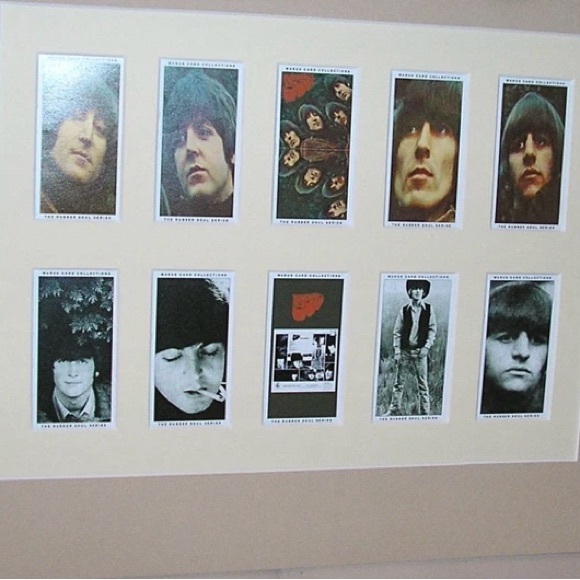 Vintage Beatle 90’s cards for framing. Warus cards matted, from UK. Limi… - Picture 2 of 3